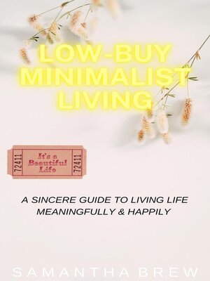 cover image of Low-Buy Minimalist Living